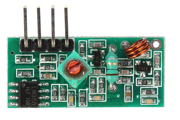 ASK 315 433 MHZ RF Wireless Transmitter And Receiver Module 
