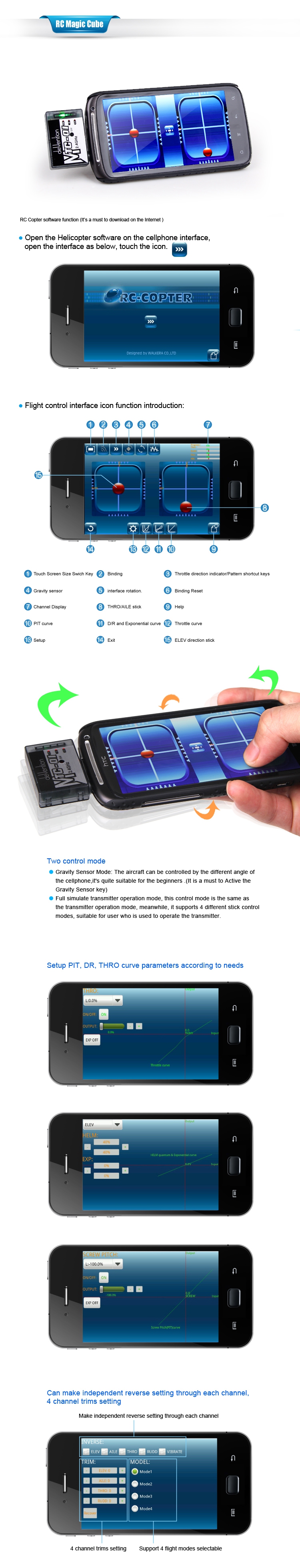 Walkera RC Magic Cube MTC-01 2.4GHz Multi Transmitter