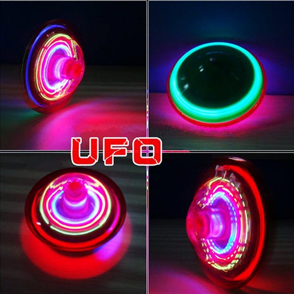 Musical Gyro Flash LED Light Colorful Spinning Kids