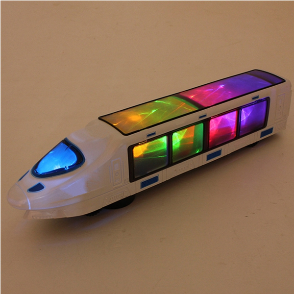 13inch Electric Toy 3D Bullet Train Toy LED Lights Engine Sounds