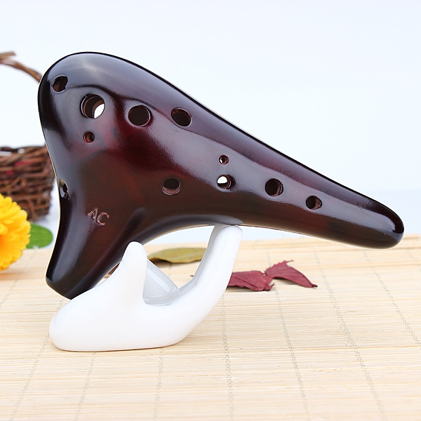 Chinese classical style 12 Hole Alto C Tone Smoldering Ocarina