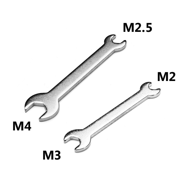 M3+M2/M4+M2.5 Small Hexagon Nuts Wrench for DIY RC Models