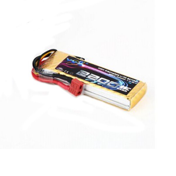 YKS BW141 7.4V 2200MAH 25C 2S T Plug Li-Po Battery For RC Model 