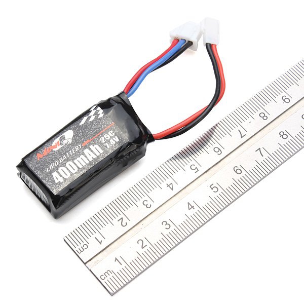 SINOHOBBY Mini-Q3 7.4V/400mAh Li-Po Battery 1/28 Drift Parts V28-048