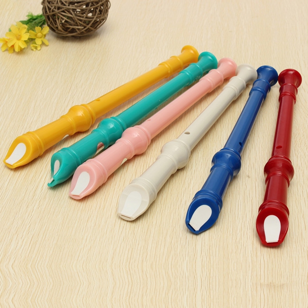Multi-color Resin Senior 8 Holes Flute With Cleaning Rod 