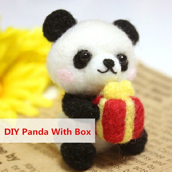 Poke Poke Fun DIY Panda DIY Plush Phone Chain