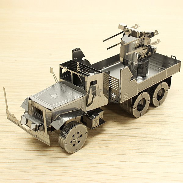 PIECECOOL Air Defense Truck DIY 3D Laser Cut Models Puzzle