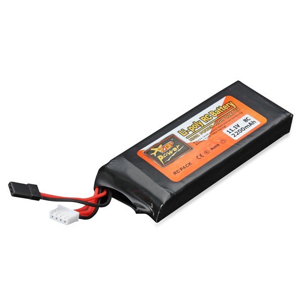 ZOP Power 11.1V 2200MAH 8C Lipo Battery For FUTABA Transmitter