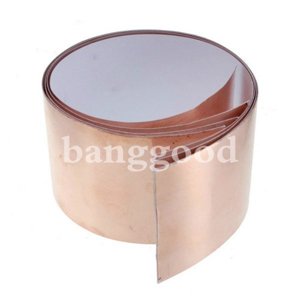 Copper Foil Tape EMI Shielding for Fender Guitars 1 ft X 2