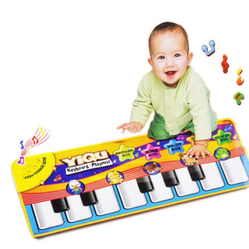 Keyboard Music Carpet Mat Blanket Kids Learn Singing Educational Gift