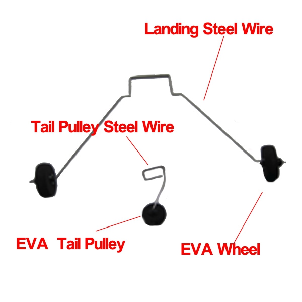 WLtoys F929 F939 18 Landing Wheel With Steel Wire Spare Part
