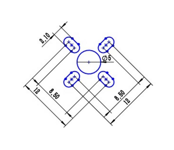 4 PCS EXUAV 3 Inch Propeller Protective Guard for 1306 1407 1506 and 11XX Series Brushless Motor