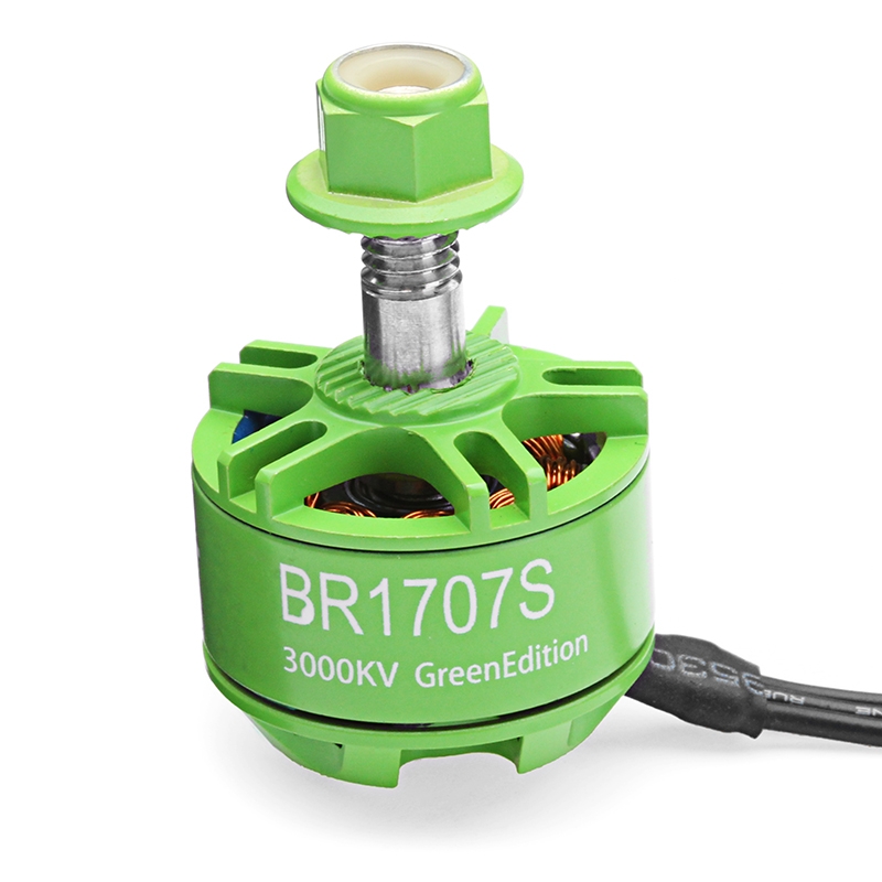 4X Racerstar 1707 BR1707S Green Edition 3000KV 2-3S Brushless Motor For RC Drone FPV Racing Frame