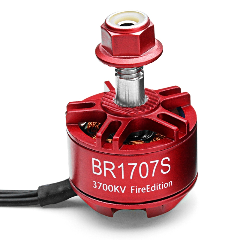 4X Racerstar 1707 BR1707S Fire Edition 3700KV 2-3S Brushless Motor For RC Drone FPV Racing Frame