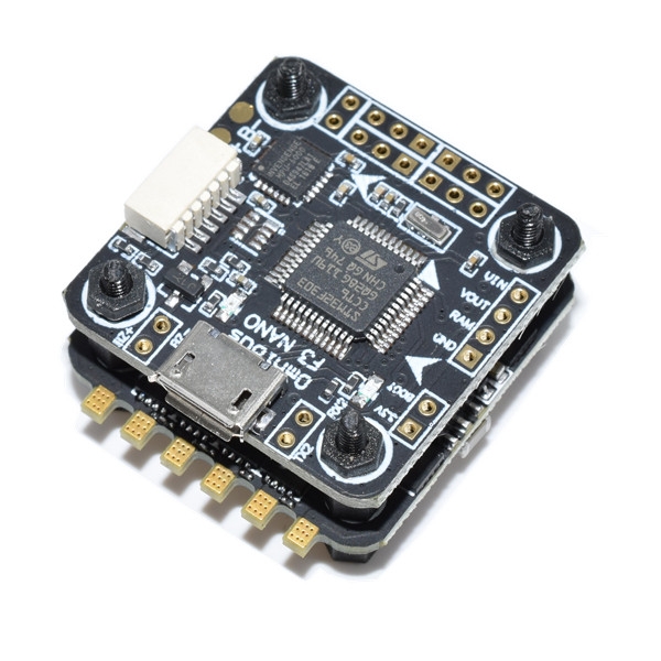 20x20mm F3 Nano Flytower Omnibus F3 OSD BEC Flight Controller & 28A BLheli_S DShot ESC for RC Drone