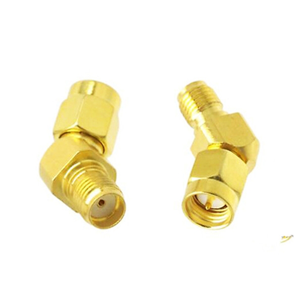 2PCS RJX 45/135 Degree SMA Male to SMA Female Antenna Adpater Connector For FPV Goggle