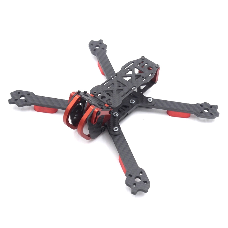 LEACO FNC230 230mm Wheelbase 4mm Arm Long X Structure Carbon Fiber FPV Racing Frame Kit