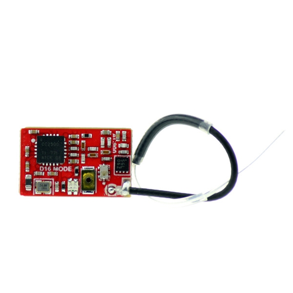 0.9g Super Mini AC900 Dual Mode Receiver Compatible Frsky D16 & Futaba S-FHSS RX Built-in LNA Chip