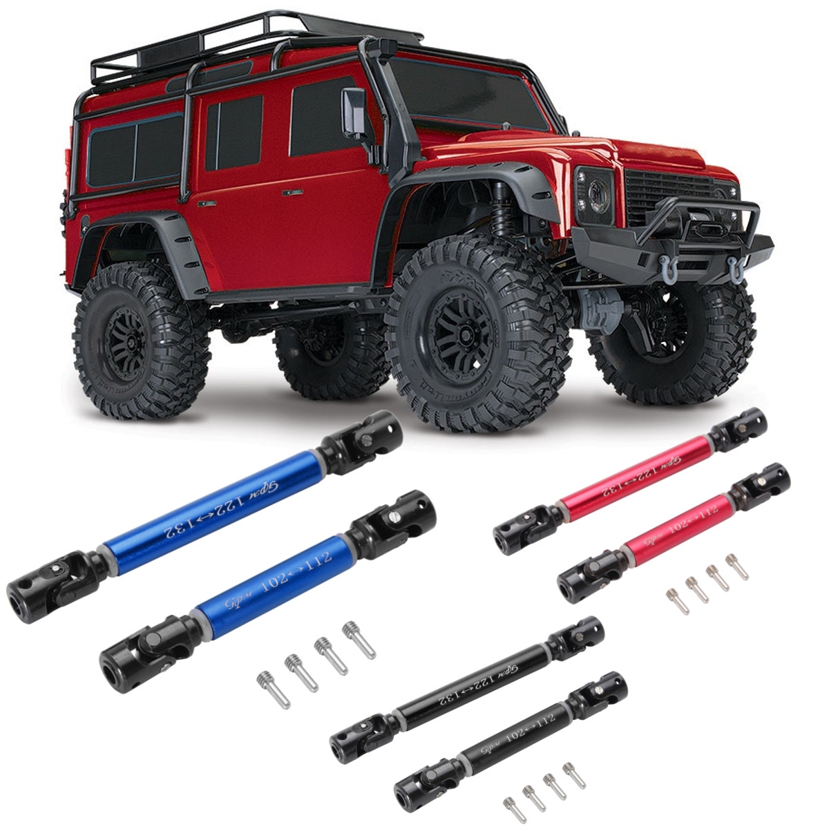 Heavy Duty Front Rear Center Shaft For Crawler #GAX0060 Traxxas TRX-4 RC Car Parts