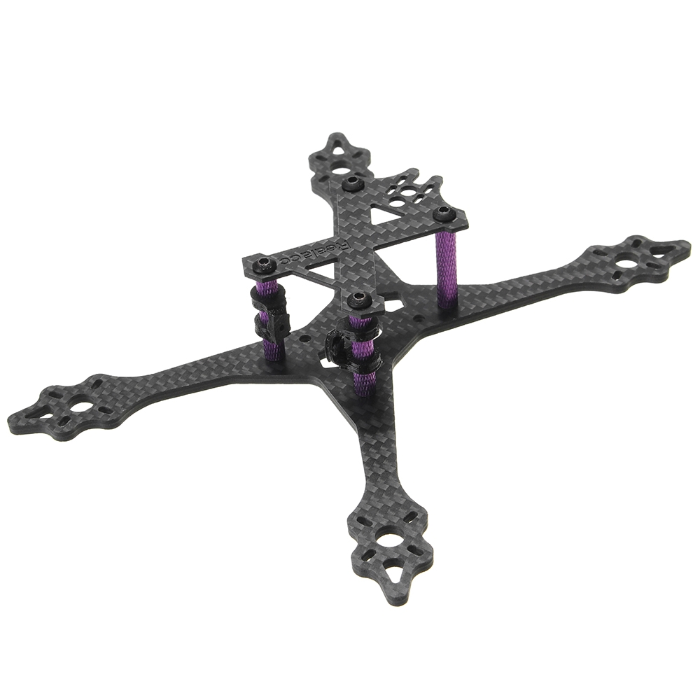 Realacc X140 140mm Wheelbase 3mm Arm Carbon Fiber FPV Racing Frame Kit