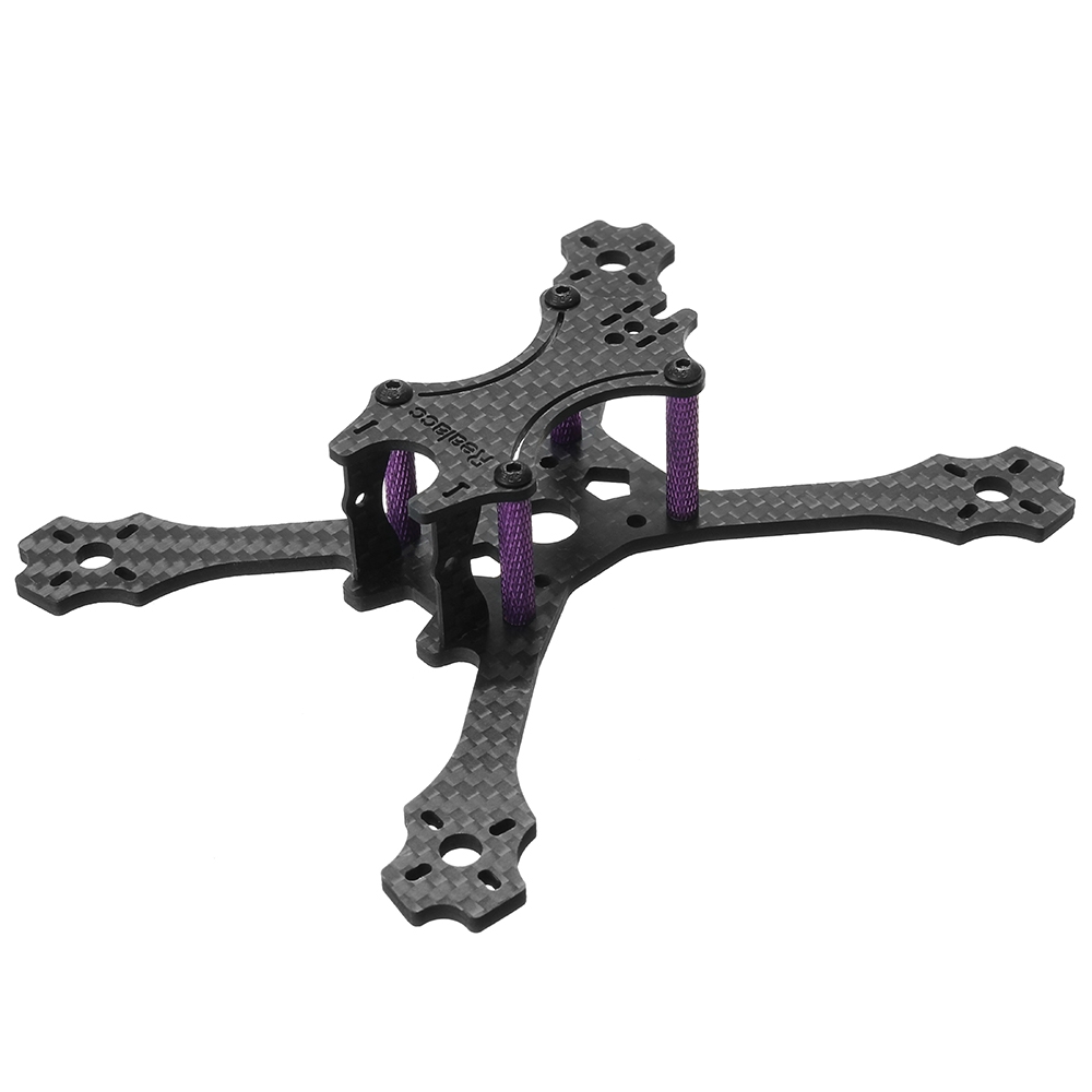 Realacc Flywin 140 140mm Wheelbase 3mm Arm Carbon Fiber FPV Racing Frame Kit