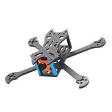 FlyFox No.7 Sharp Claw 135mm Wheelbase 3mm Arm Carbon Fiber FPV Racing Frame Kit 30g