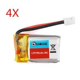 4PCS Eachine E010 RC Quadcopter Spare Parts 3.7V 150MAH 30C Lipo Battery