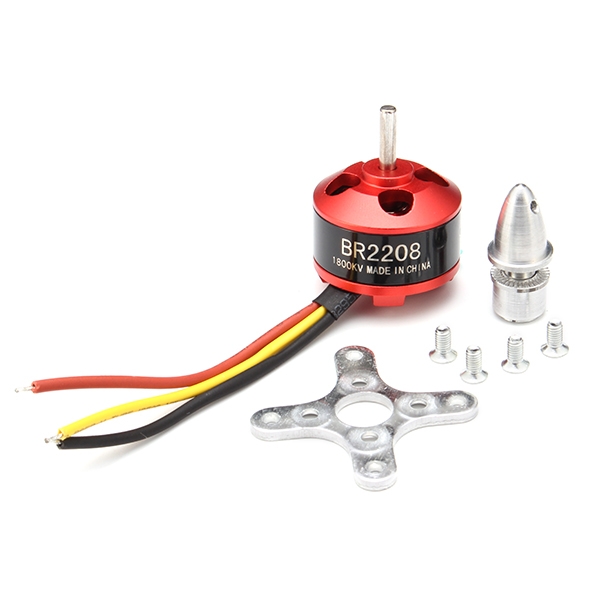 2 PCS Racerstar BR2208 1800KV 2-3S Brushless Motor For RC Models