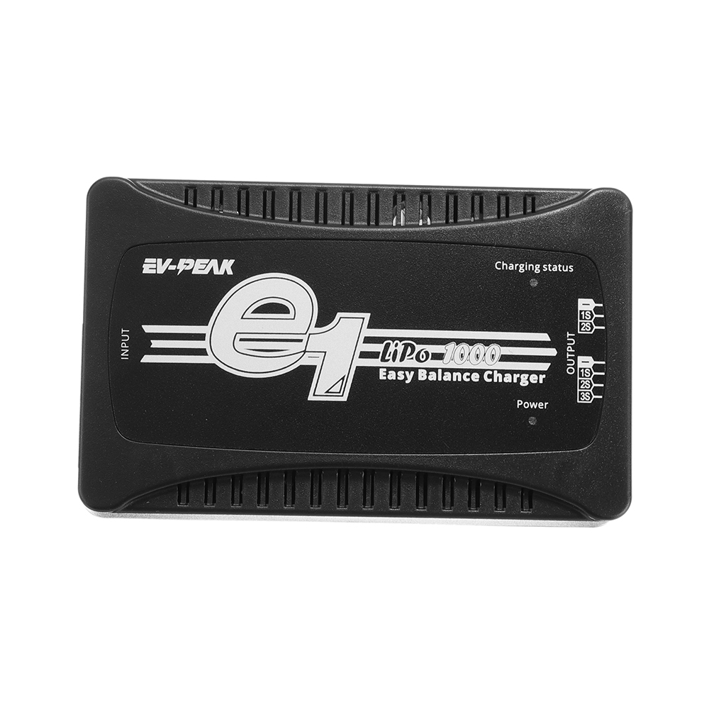 EV-PEAK E1 12W 1A AC Balance Charger for 2-3S Lipo Battery