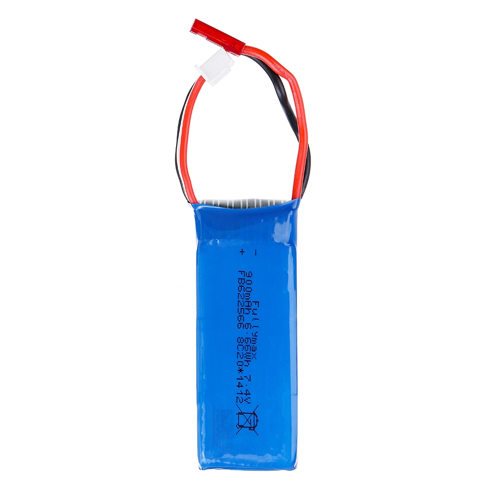 XK X520 2.4G 6CH FPV RC Airplane Spare Part 7.4v 900mAH Lipo Battery