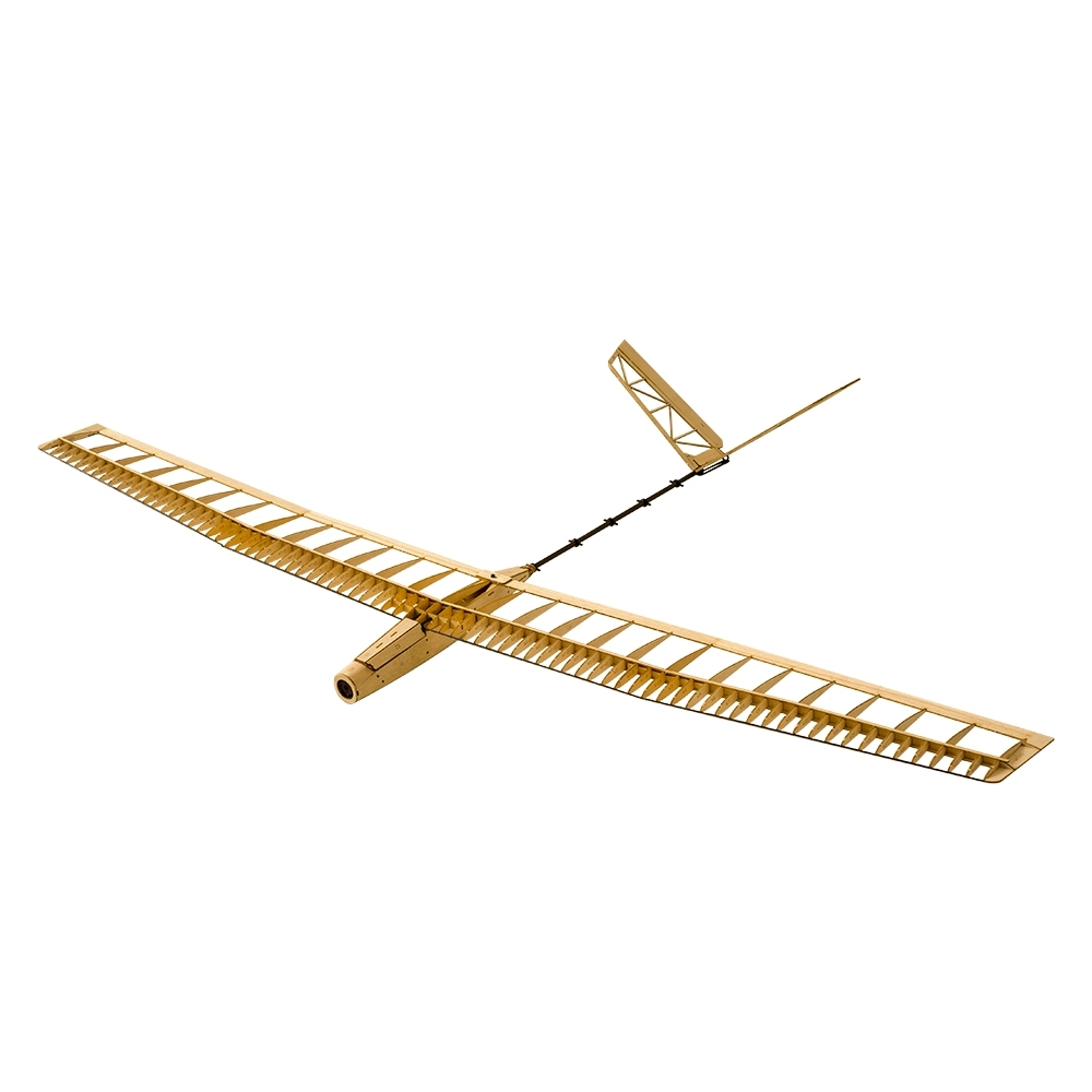 F14 UZI 1400mm Winspan Balsa Wood Glider RC Airplane DIY Kit With Motor