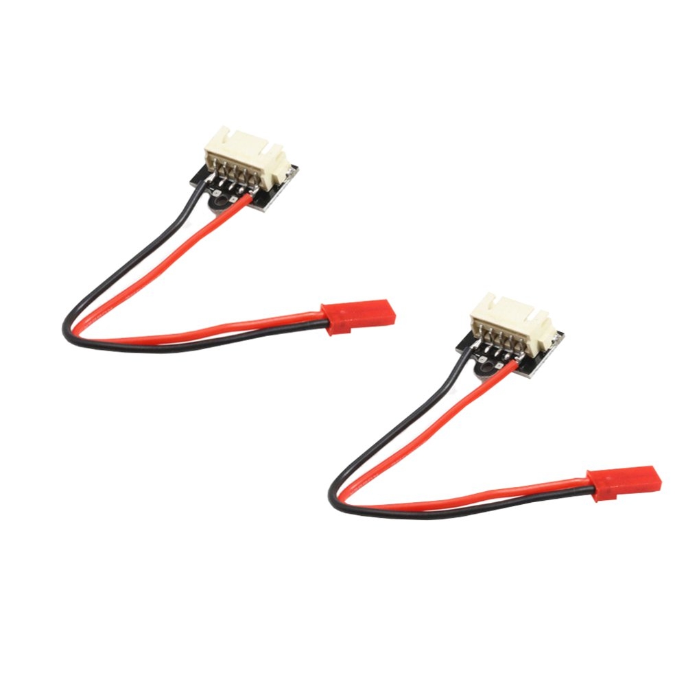2PCS 2.54mm 4P Balance Plug Head Power Supply Board To JST 4S Plug Adapter Cable