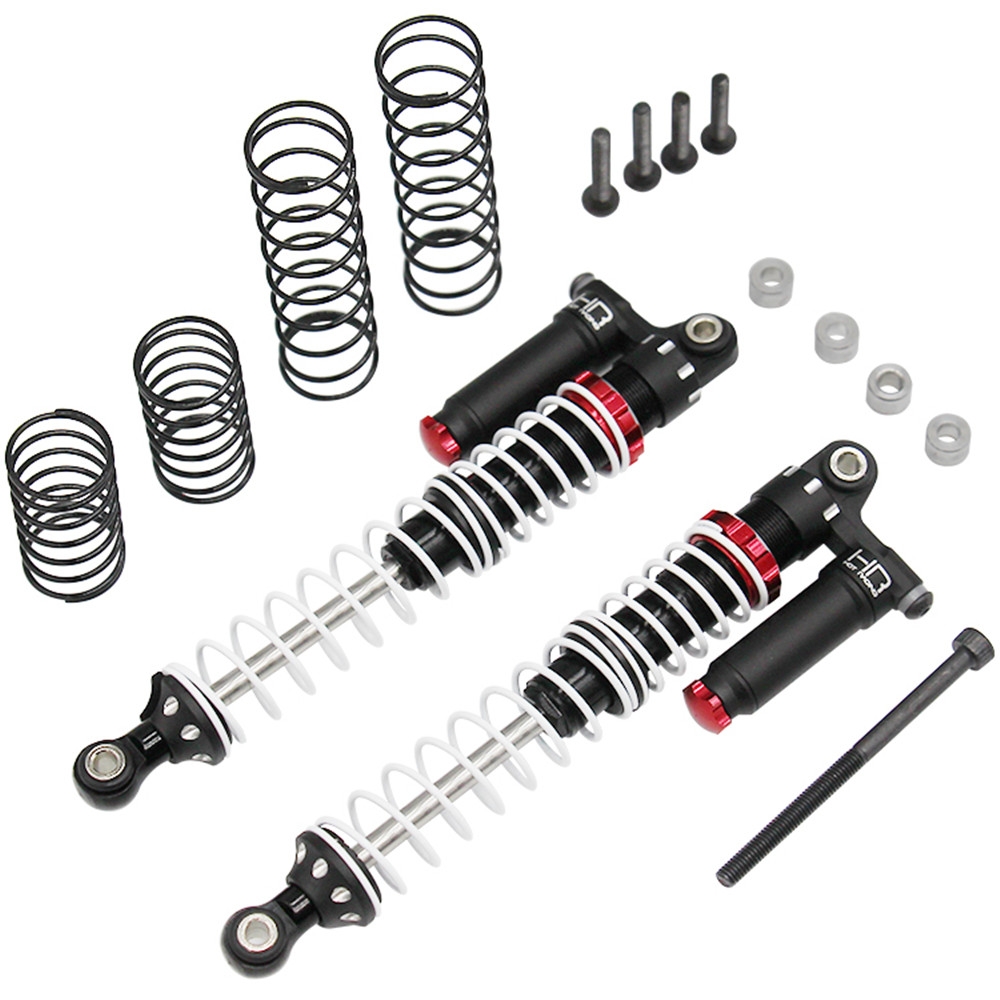 1 Set Hot Racing TD100RV02 Aluminum 100mm Piggyback Shock Absorber W/ Adjustable Rebound