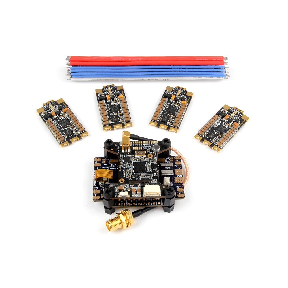 Holybro Kakute F7 AIO Flight Controller+Atlatl HV V2 FPV Transmitter+Tekko32 35A ESC for RC Drone