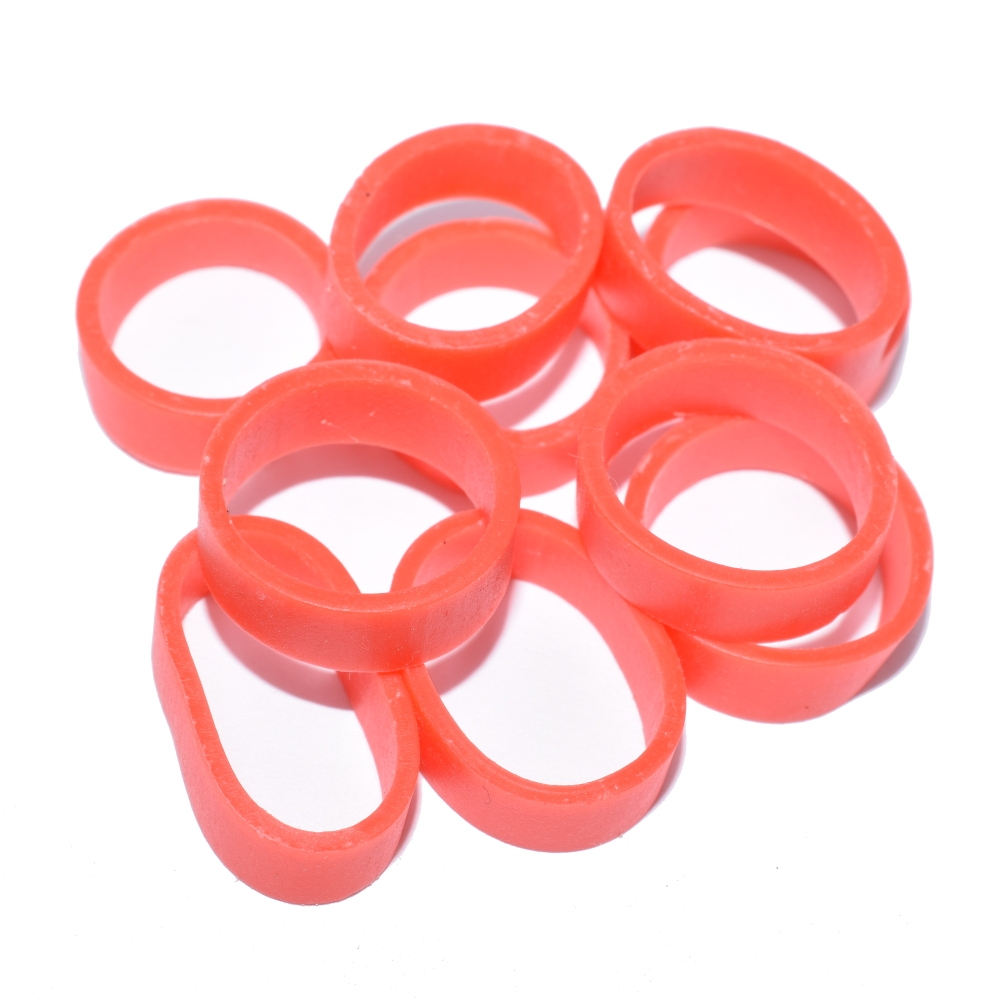 10 Pcs 16mm Red Battery Retention Rubber Band For RC FPV Racing Drone