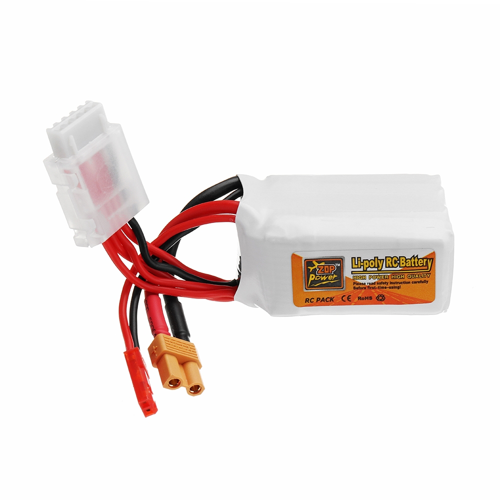 ZOP POWER 14.8V 550mAh 70C 4S Lipo Battery With JST Plug XT30 Plug For RC FPV