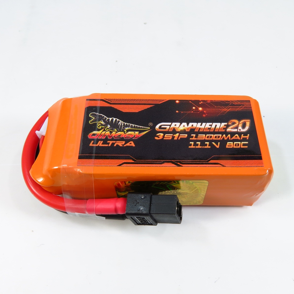 Giant Power DINOGY ULTRA GRAPHENE 2.0 11.1V 1300mAh 80C 3S Lipo Battery XT60 Plug For RC FPV Racing