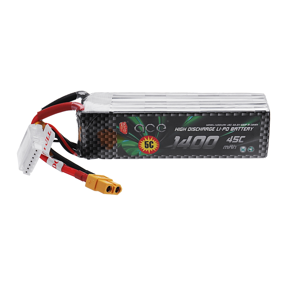 ACE Gens 22.2V 1400mAh 45C 6S Lipo Battery XT60 Plug for FPV Racing Drone