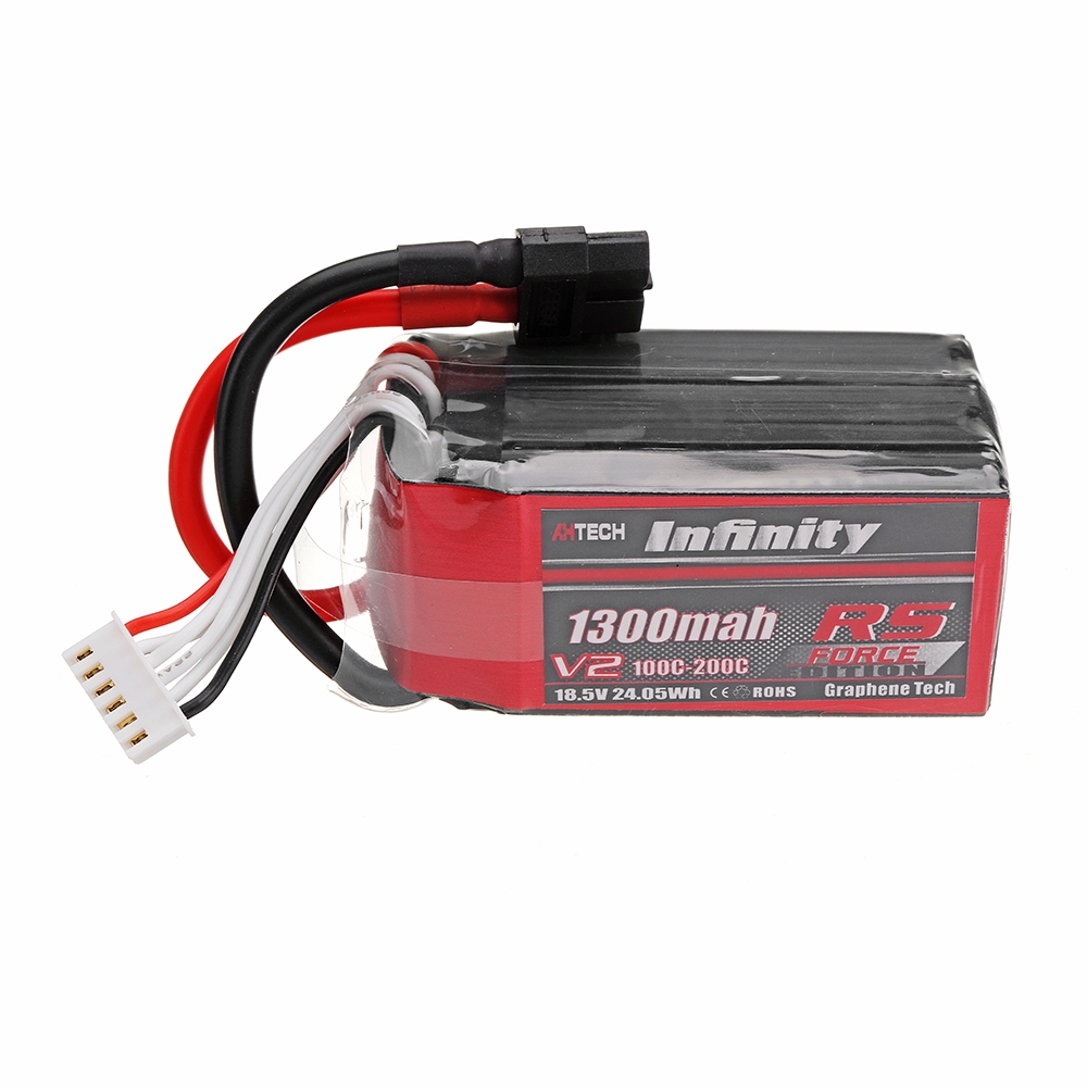 AHTECH Infinity Graphene V2 18.5V 1300mAh 100C-200C 5S RS FORCE Lipo Battery For FPV Racing Drone