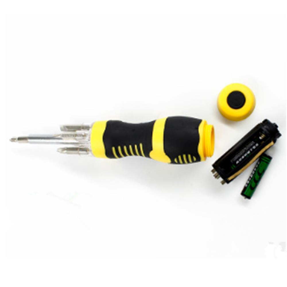 Multifunctional Screwdriver Set with LED Lighting Screwdriver