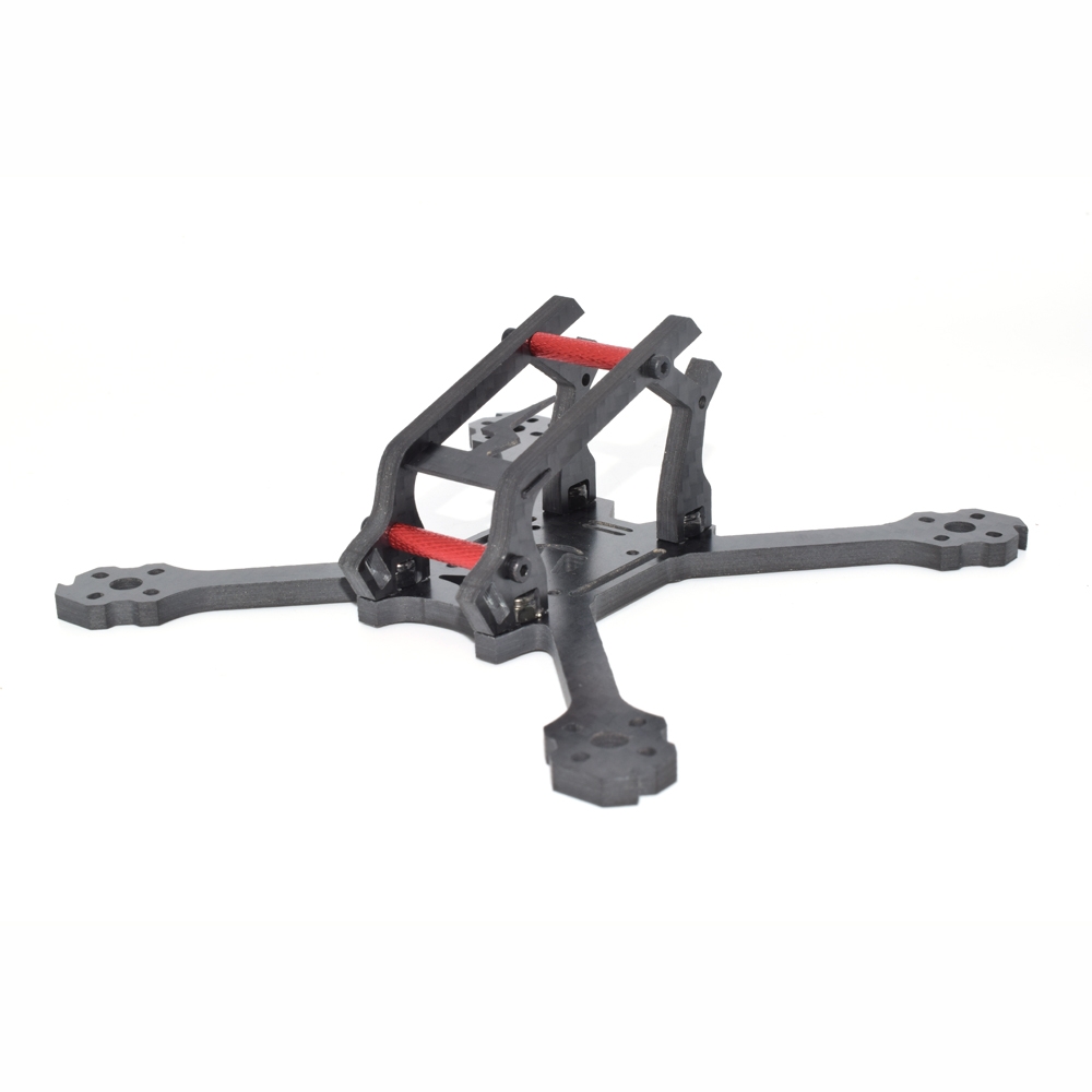 Aurora RC LIGHTNING 130mm Wheelbase 4mm Arm Carbon Fiber FPV Racing Frame Kit 30g