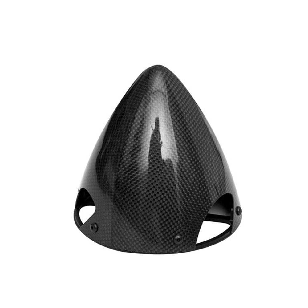 Gemfan Carbon Fiber Aluminum Base Three-leaf Cowling Fairing 82mm for RC Airplane