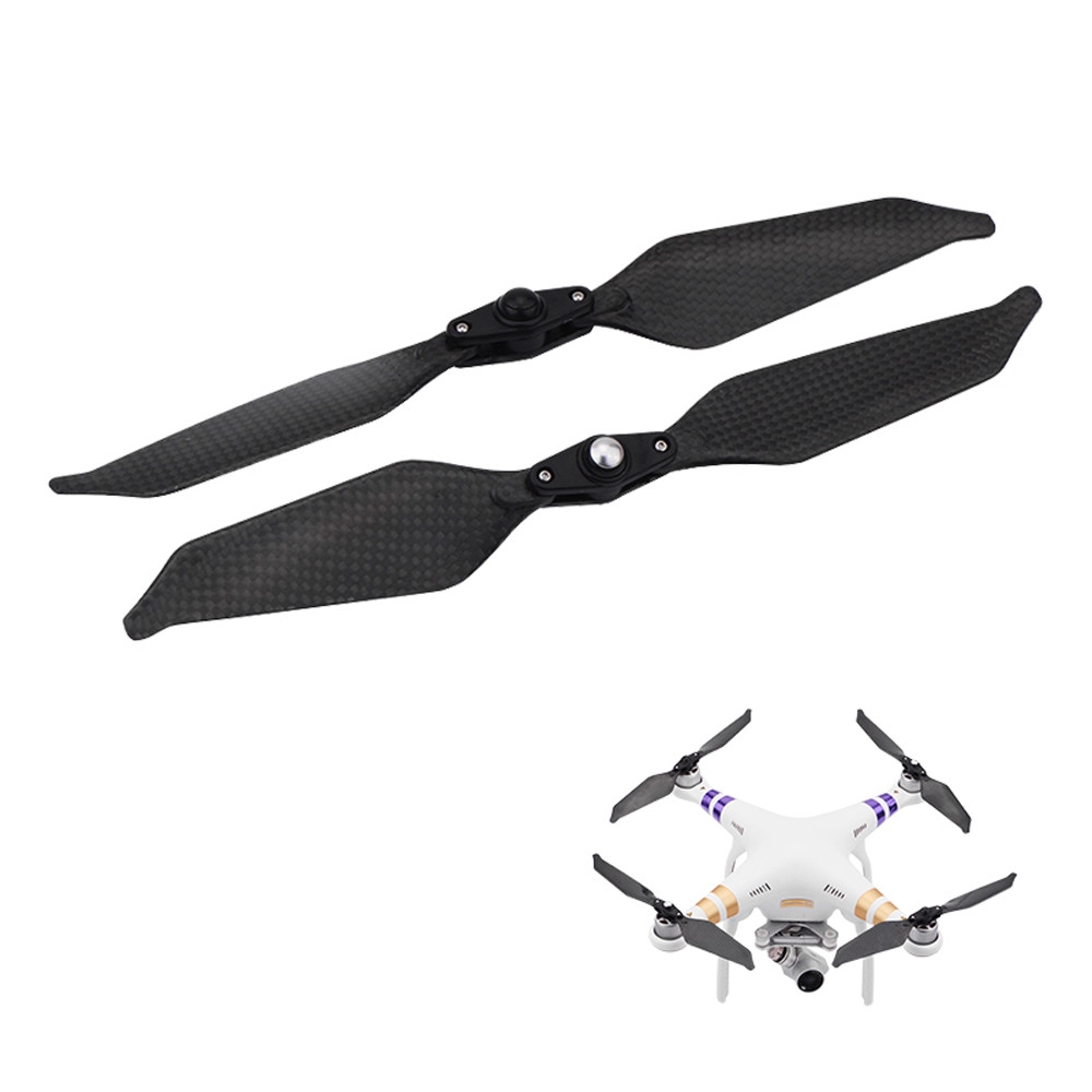 9455 Carbon Fiber Low Noise Foldable 2-blade Propeller Props for DJI Phantom 1/2/3 RC Drone