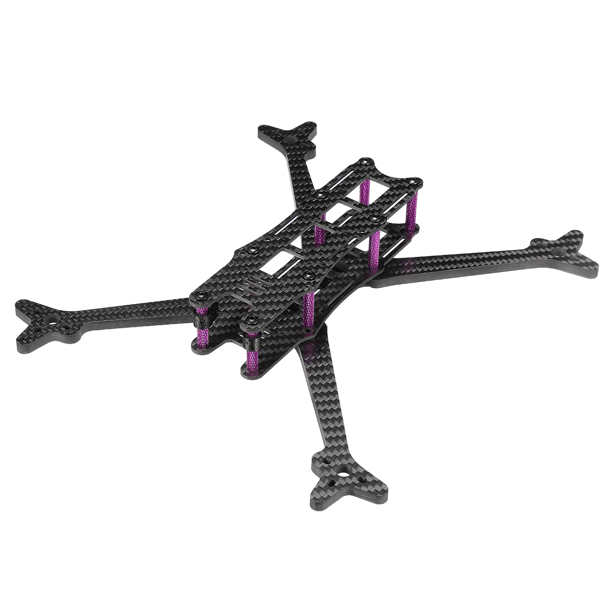 URUAV CX240 240mm 5 Inch Carbon Fiber Frame Kit 5mm thickness Arm W/ Matek PDB-XT60 for RC Drone