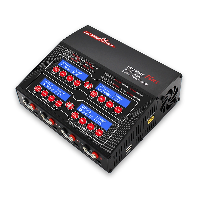 Ultra Power UP240AC Plus 2X120W 2A 4X60W 6A 4CH AC/DC Battery Balance Charger Discharger