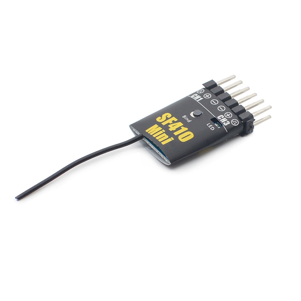 1.9g Jumper SF410 Mini 2.4G 4CH S-FHSS Ultra light Mini Receiver for T8SG T14SG Radio Transmitter