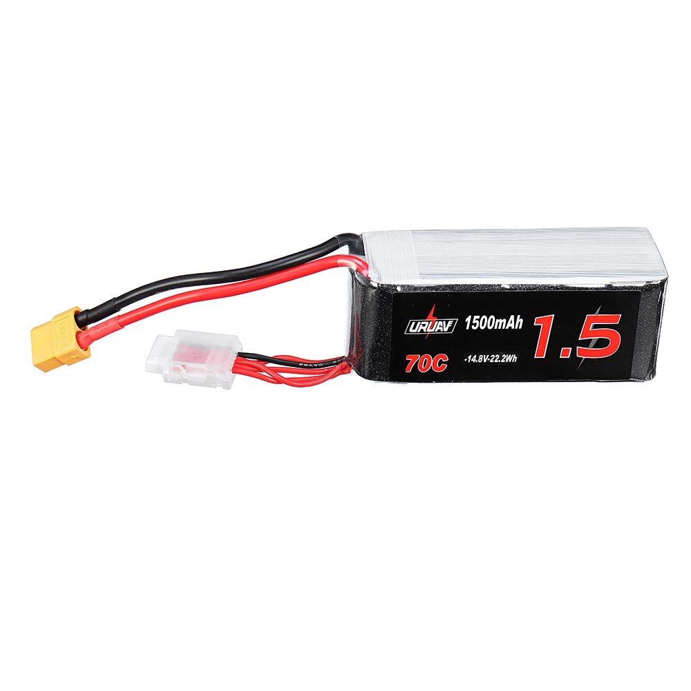 URUAV 14.8V 1500mAh 70C 4S Lipo Battery XT60 Plug for Eachine Wizard X220S FPV Racer RC Drone