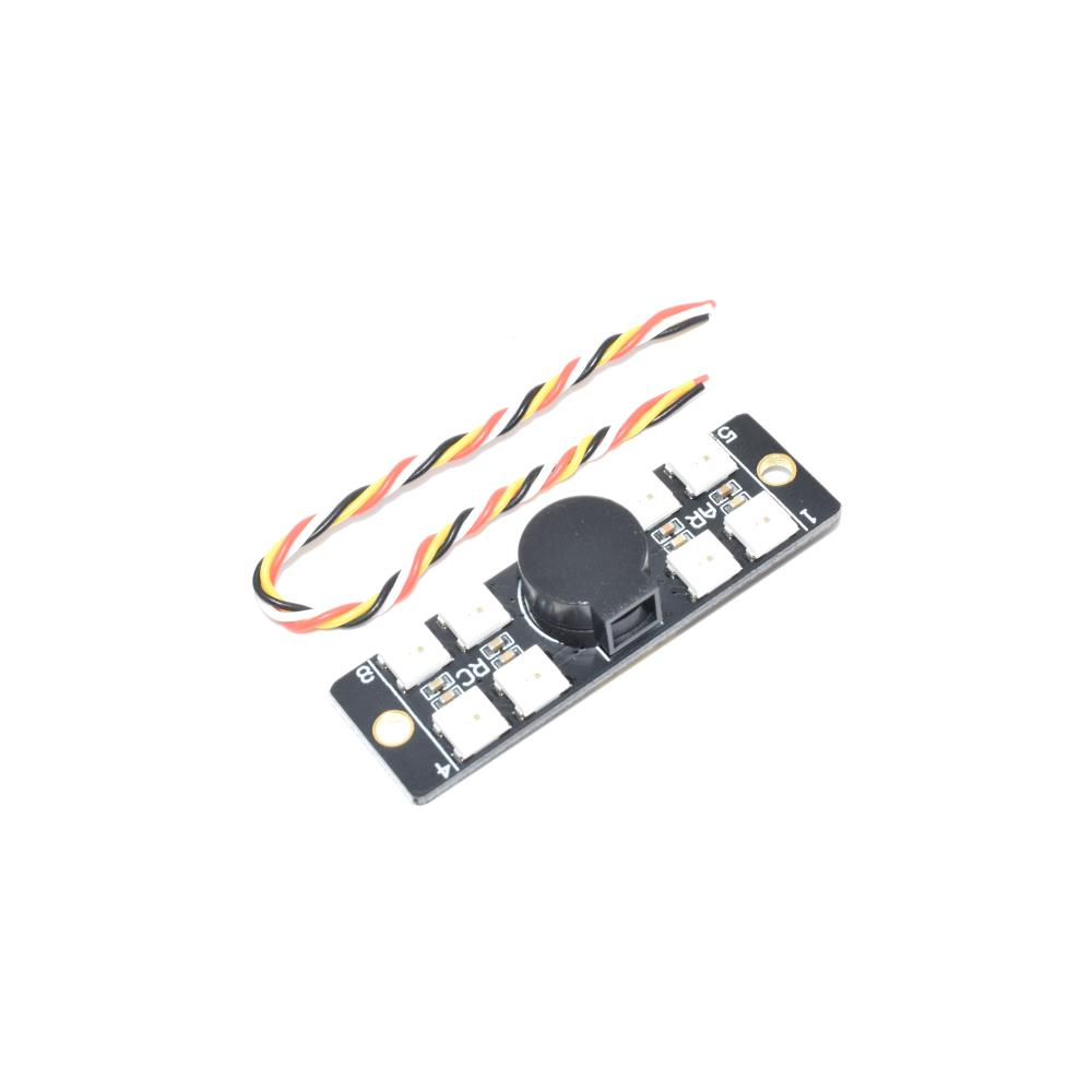 AURORA 110DB8LED Multirotor Tailight 110DB Buzzer WS2812 LED Board for F3 F4 F7 Flight Controller