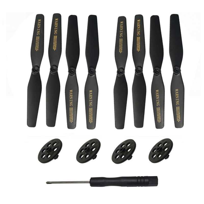 VISUO XS812 GPS RC Quadcopter Spare Parts Crash Pack Propeller 8Pcs & Gear & Screwdriver