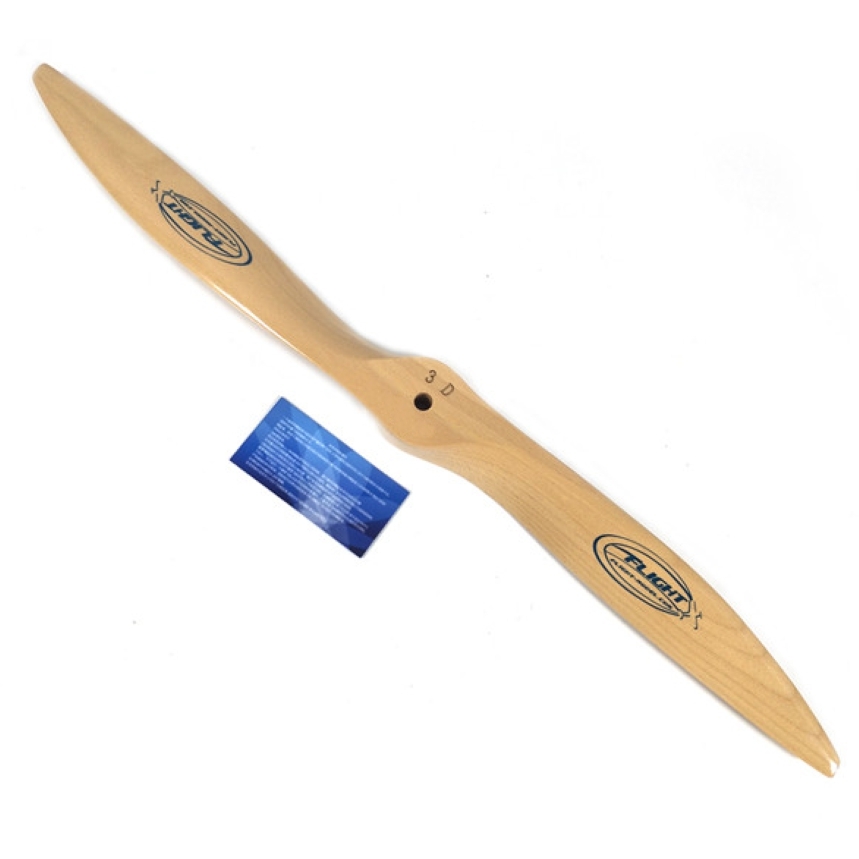 Flight Model PFLT3D16B-CW 1610 16*10 3D Wooden Propeller Blade For RC Airplane